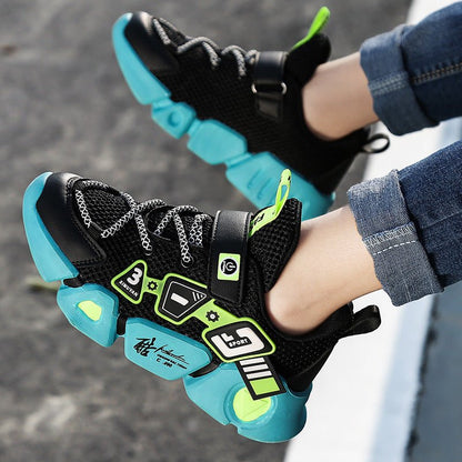 Mesh Fly Woven Velcro Breathable Sneakers - RALO COLLECTION STUDIO