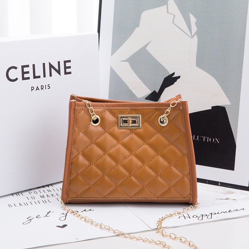 Mini Chain Shoulder Bags Rhombus Sewing Small Square Bags For Women - RALO COLLECTION STUDIO