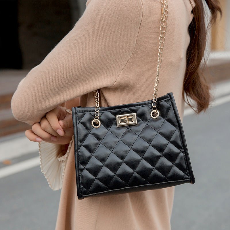 Mini Chain Shoulder Bags Rhombus Sewing Small Square Bags For Women - RALO COLLECTION STUDIO
