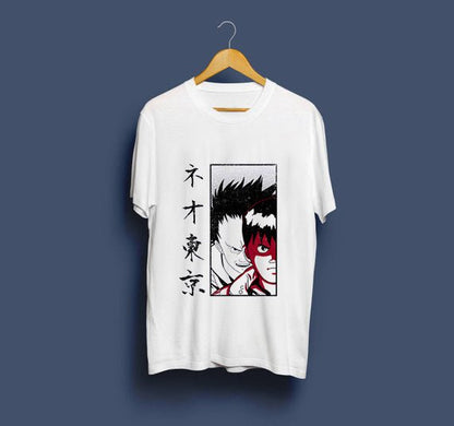 Neo Tokyo Awesome Guys T Shirt Man New Akira The Capsule T-Shirt Japan Anime Custom Tee Company T-shirts For Men - RALO COLLECTION STUDIO