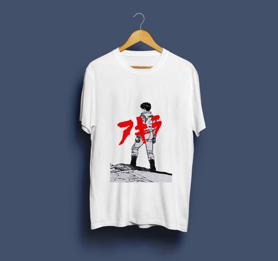 Neo Tokyo Awesome Guys T Shirt Man New Akira The Capsule T-Shirt Japan Anime Custom Tee Company T-shirts For Men - RALO COLLECTION STUDIO