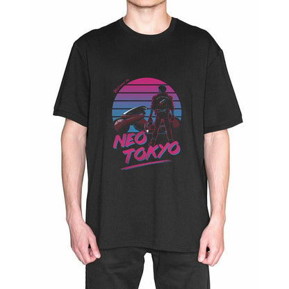 Neo Tokyo Awesome Guys T Shirt Man New Akira The Capsule T-Shirt Japan Anime Custom Tee Company T-shirts For Men - RALO COLLECTION STUDIO