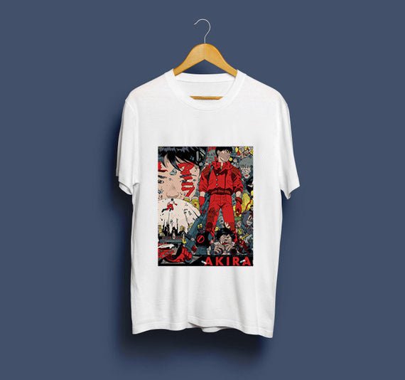Neo Tokyo Awesome Guys T Shirt Man New Akira The Capsule T-Shirt Japan Anime Custom Tee Company T-shirts For Men - RALO COLLECTION STUDIO