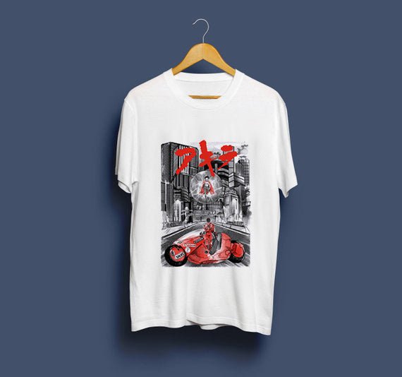 Neo Tokyo Awesome Guys T Shirt Man New Akira The Capsule T-Shirt Japan Anime Custom Tee Company T-shirts For Men - RALO COLLECTION STUDIO