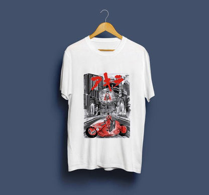 Neo Tokyo Awesome Guys T Shirt Man New Akira The Capsule T-Shirt Japan Anime Custom Tee Company T-shirts For Men - RALO COLLECTION STUDIO