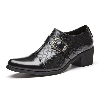 New Casual Shoes Fashionable Snakeskin Cuban Leather Shoes For Men - RALO COLLECTION STUDIO