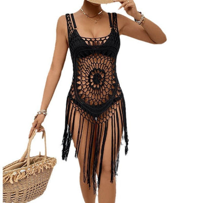 New Crocheted Women's Hollow Beach Dress - RALO COLLECTION STUDIO