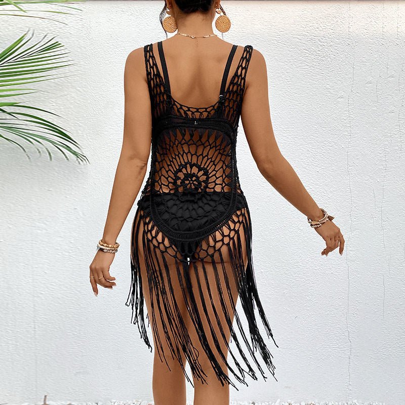 New Crocheted Women's Hollow Beach Dress - RALO COLLECTION STUDIO