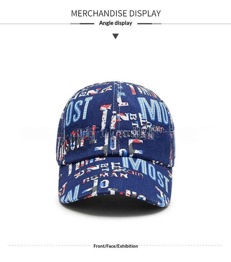 New Korean-style Letter-print Baseball Cap For Men And Women - RALO COLLECTION STUDIO