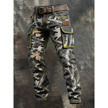 New Mens Vintage Punk Work Pants - RALO COLLECTION STUDIO