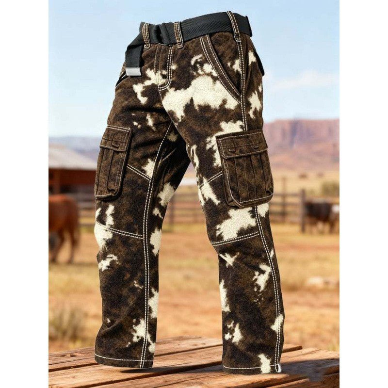 New Mens Vintage Punk Work Pants - RALO COLLECTION STUDIO