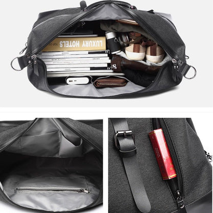New Travel Luggage Bags High Capacity Bag Water Resistant Oxford Men Bag for Trip Black Casual Available Big Space Bag Travel - RALO COLLECTION STUDIO