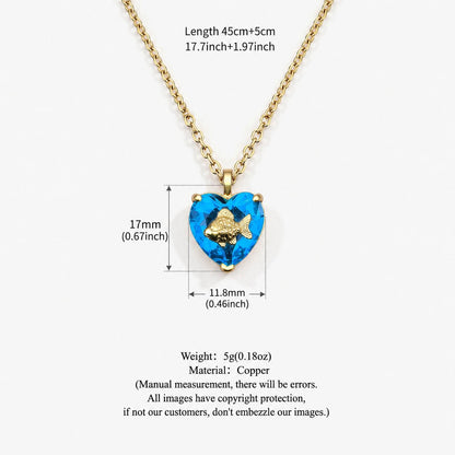 Ocean-style 12-zodiac Birthstone Necklace Light Luxury And Versatile - RALO COLLECTION STUDIO