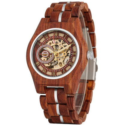 Openwork Roman Dial Automatic Mechanical Mens Watch - RALO COLLECTION STUDIO