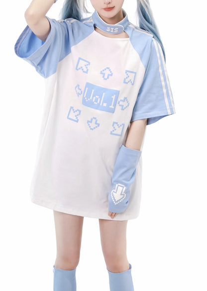 Original Anime-style Short-sleeve T-shirt And Shorts Set - RALO COLLECTION STUDIO