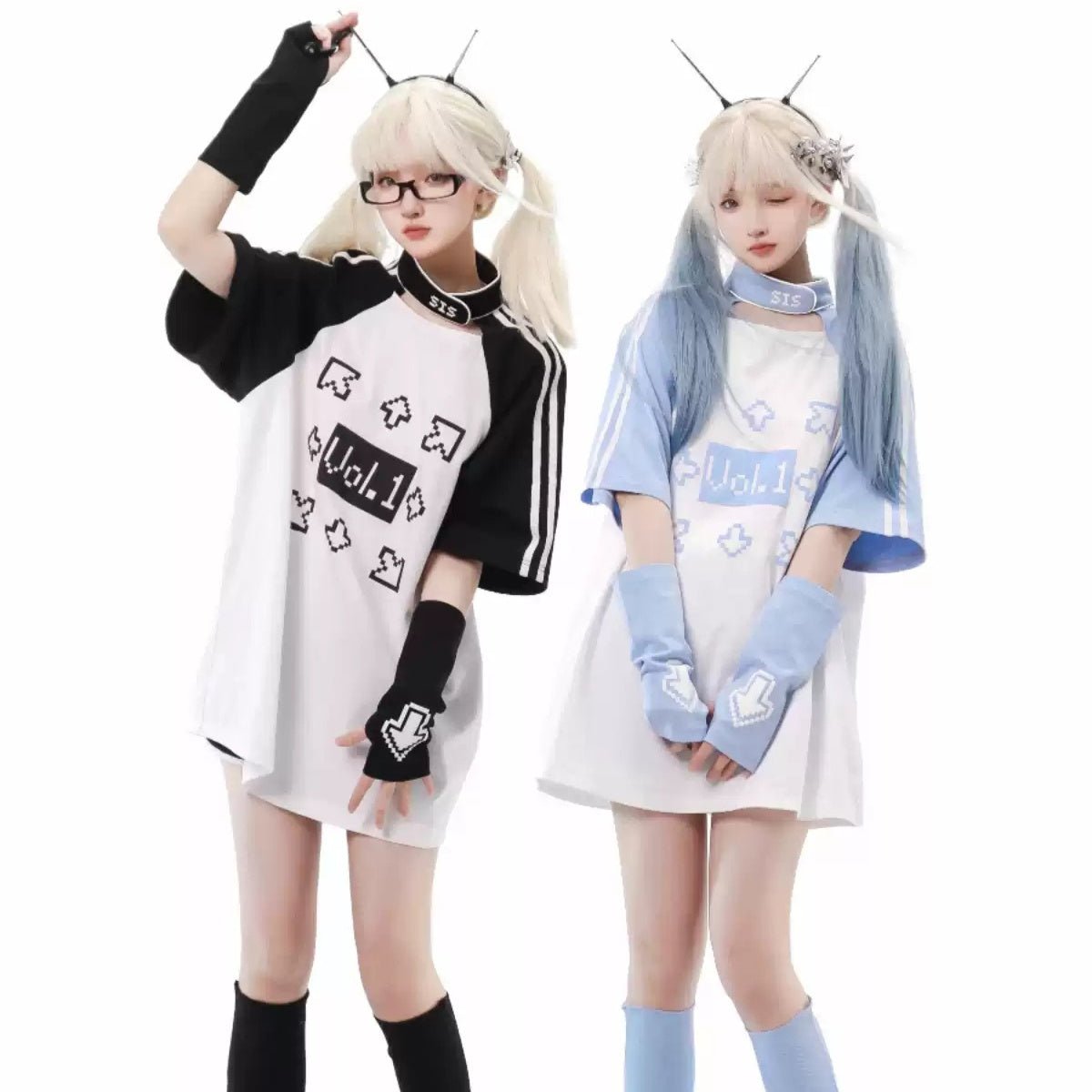 Original Anime-style Short-sleeve T-shirt And Shorts Set - RALO COLLECTION STUDIO