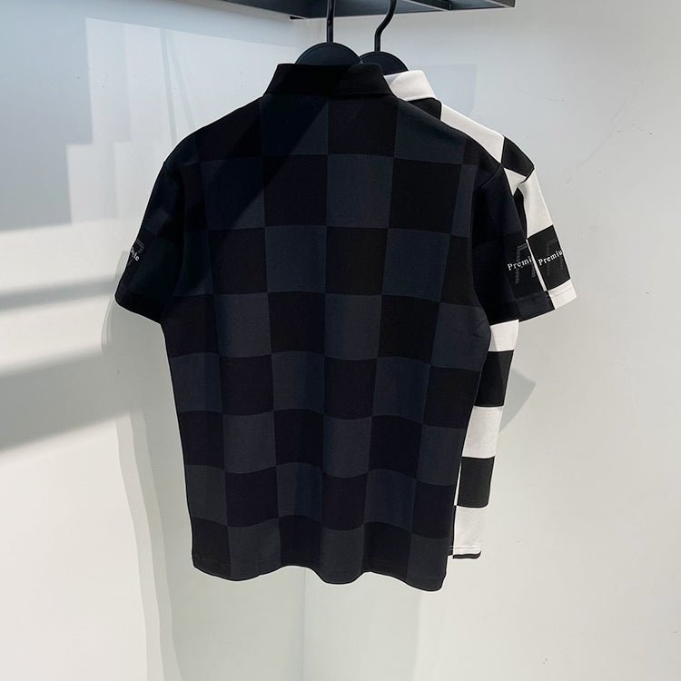 Original Men's Summer Plaid Short Sleeve Polo Shirt For Men - RALO COLLECTION STUDIO