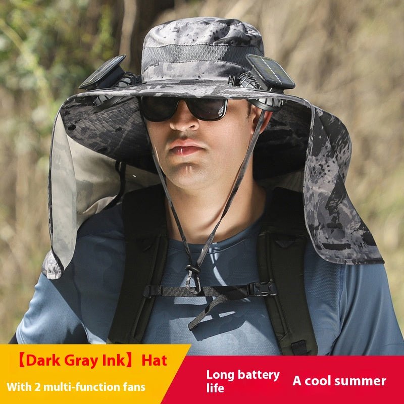 Outdoor Fan Hat Multi-purpose Rechargeable Wind - RALO COLLECTION STUDIO