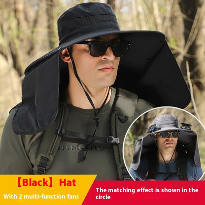 Outdoor Fan Hat Multi-purpose Rechargeable Wind - RALO COLLECTION STUDIO