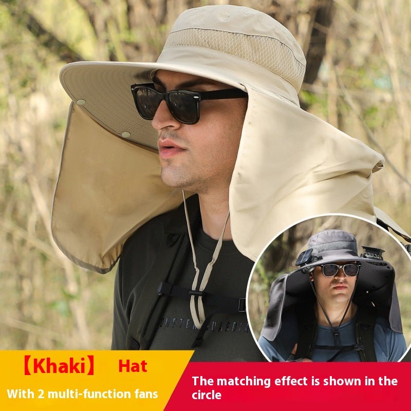 Outdoor Fan Hat Multi-purpose Rechargeable Wind - RALO COLLECTION STUDIO