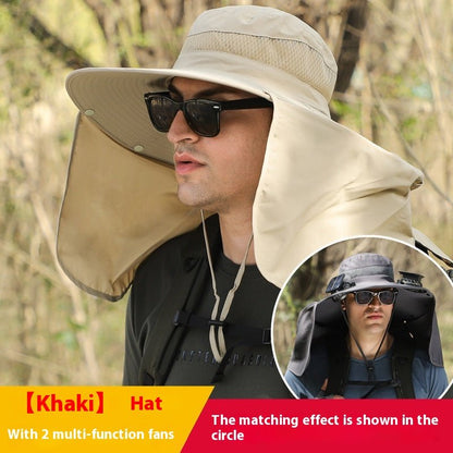 Outdoor Fan Hat Multi-purpose Rechargeable Wind - RALO COLLECTION STUDIO