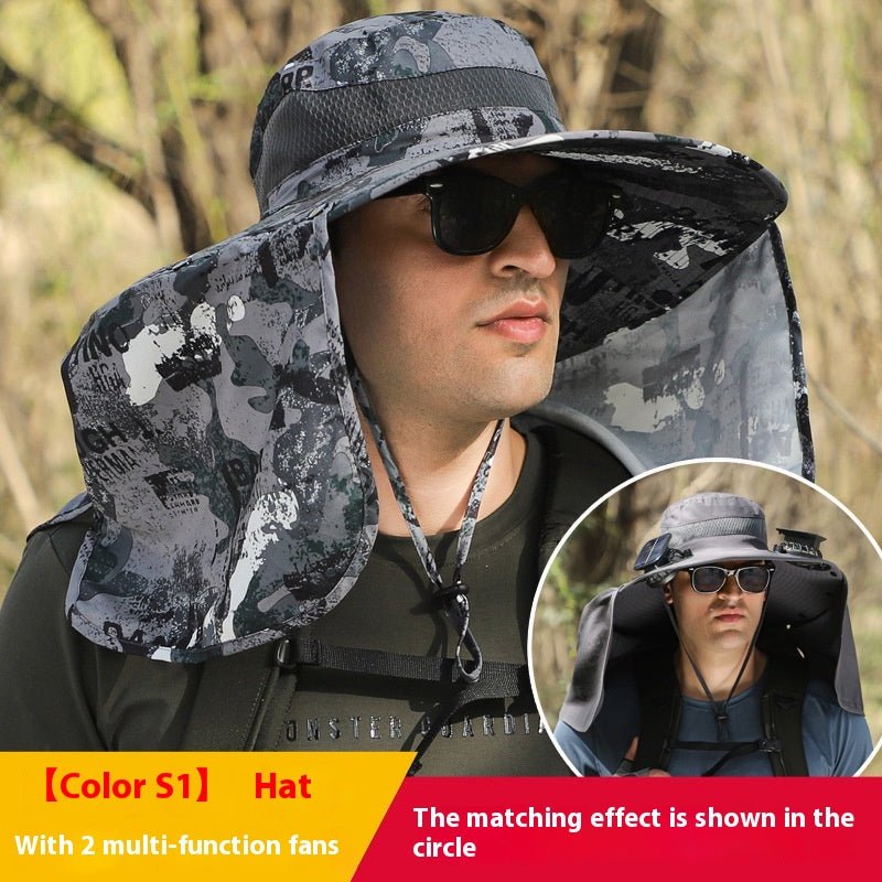 Outdoor Fan Hat Multi-purpose Rechargeable Wind - RALO COLLECTION STUDIO