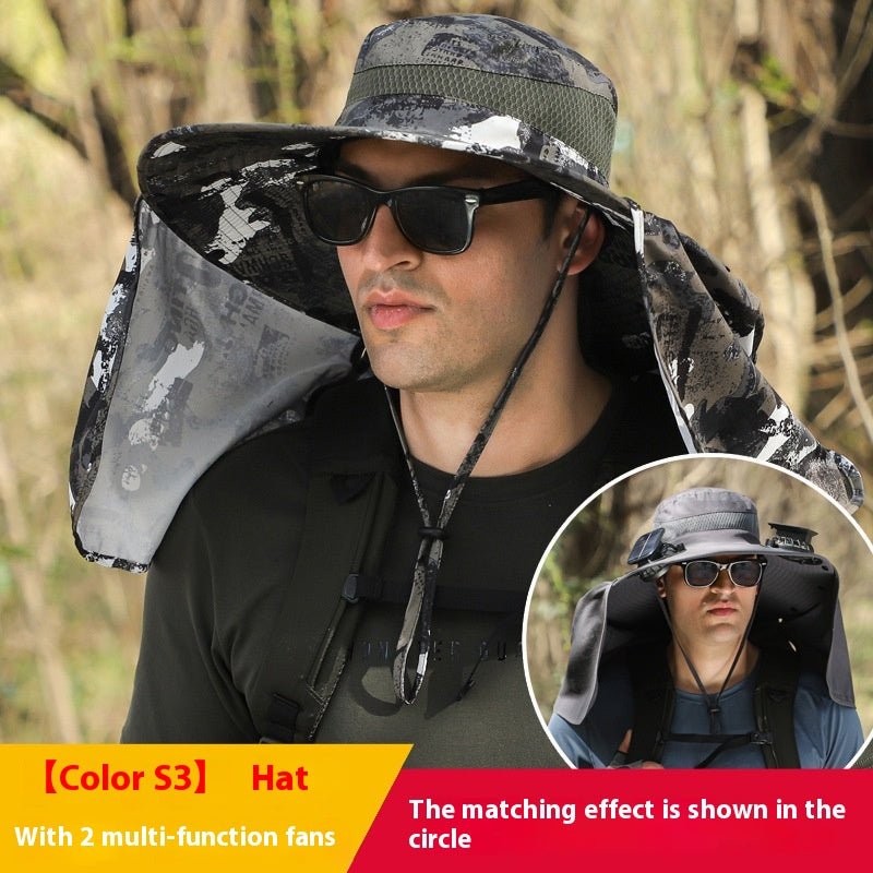 Outdoor Fan Hat Multi-purpose Rechargeable Wind - RALO COLLECTION STUDIO