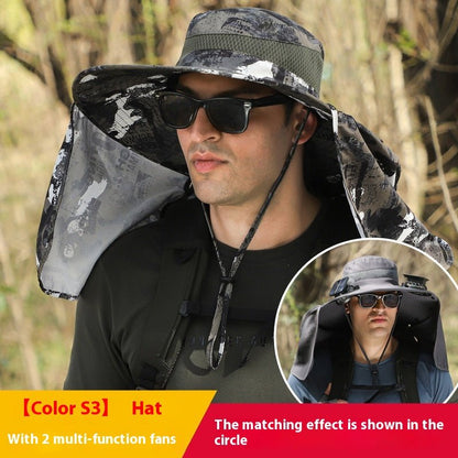 Outdoor Fan Hat Multi-purpose Rechargeable Wind - RALO COLLECTION STUDIO