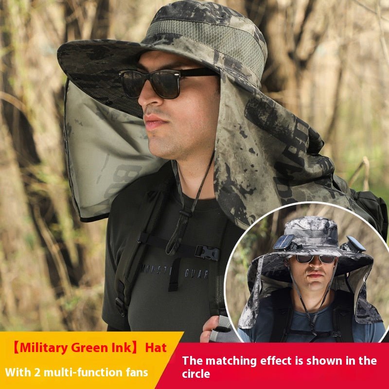 Outdoor Fan Hat Multi-purpose Rechargeable Wind - RALO COLLECTION STUDIO