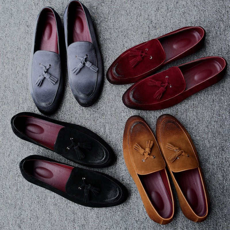 Pea shoes leather shoes for men - RALO COLLECTION STUDIO