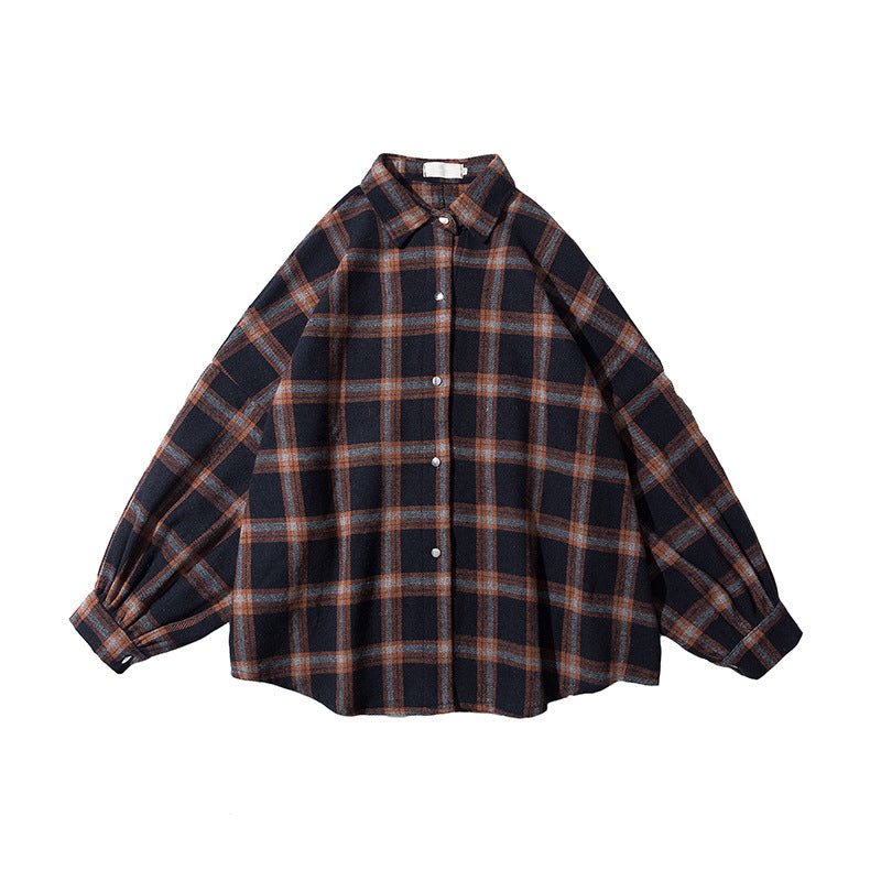 Plaid casual long sleeve shirt men - RALO COLLECTION STUDIO