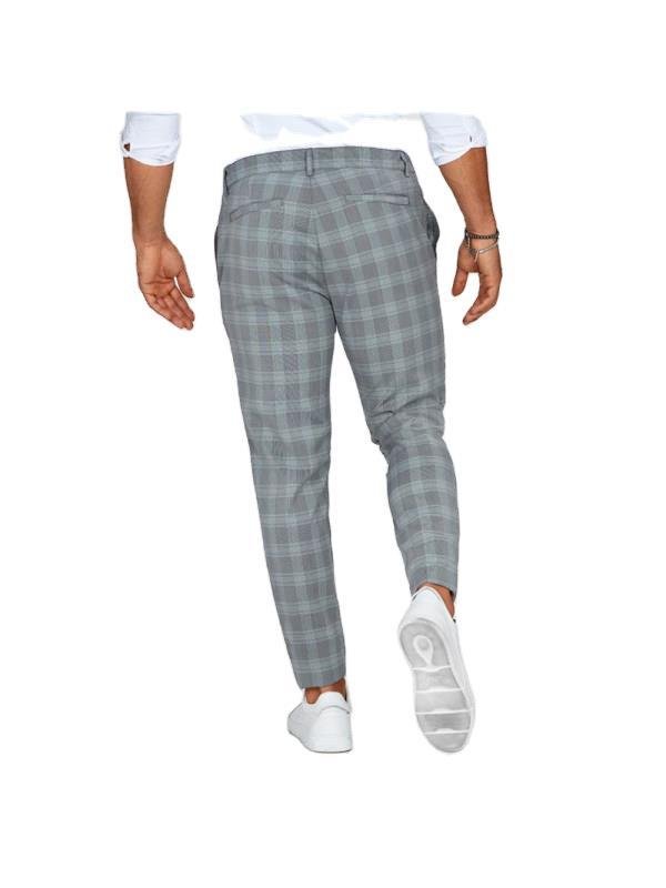 Plaid Print Pants Men's Casual Trousers Loose And Thin - RALO COLLECTION STUDIO