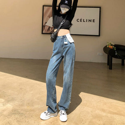 Plus Size Wide Legs Jeans For Women Autumn And Winter - RALO COLLECTION STUDIO