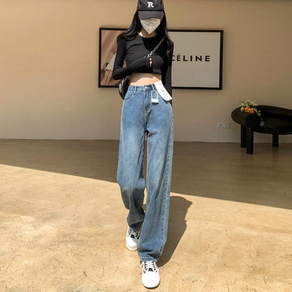 Plus Size Wide Legs Jeans For Women Autumn And Winter - RALO COLLECTION STUDIO