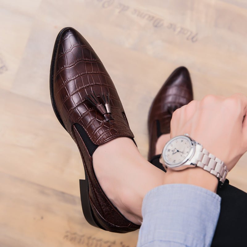 Pointed leather shoes for men - RALO COLLECTION STUDIO