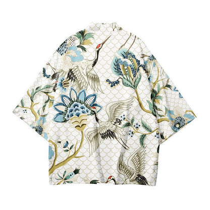 Printed Cardigan Loose-fit Mens Jacket Cloak-style Shirt - RALO COLLECTION STUDIO