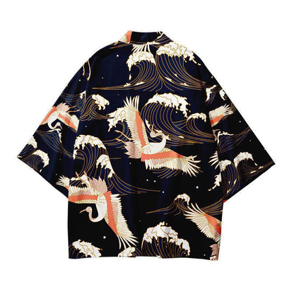 Printed Cardigan Loose-fit Mens Jacket Cloak-style Shirt - RALO COLLECTION STUDIO