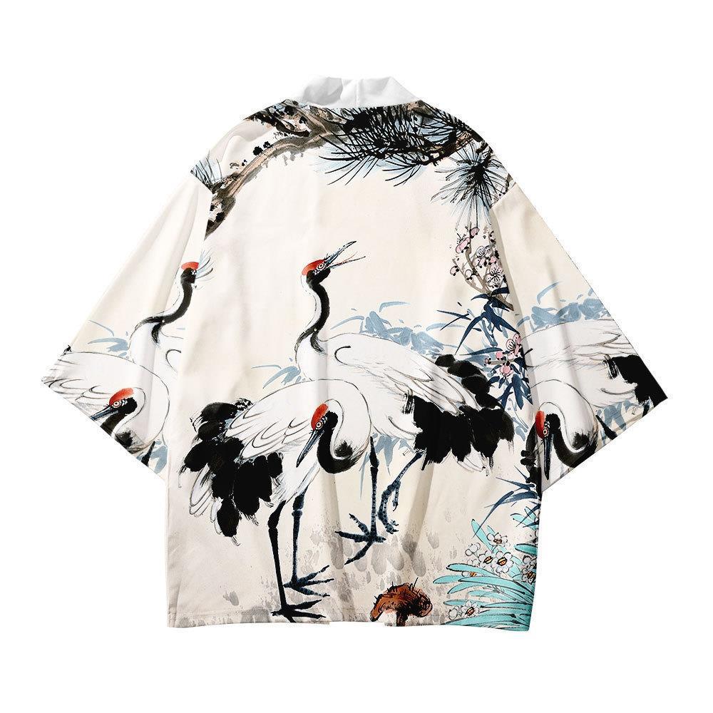 Printed Cardigan Loose-fit Mens Jacket Cloak-style Shirt - RALO COLLECTION STUDIO