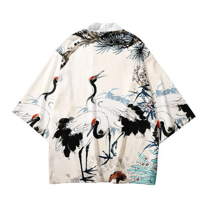 Printed Cardigan Loose-fit Mens Jacket Cloak-style Shirt - RALO COLLECTION STUDIO