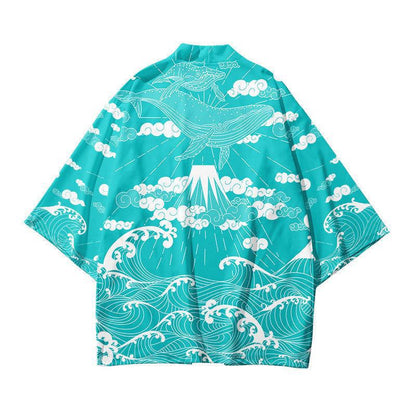 Printed Cardigan Loose-fit Mens Jacket Cloak-style Shirt - RALO COLLECTION STUDIO