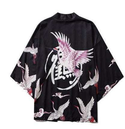 Printed Cardigan Loose-fit Mens Jacket Cloak-style Shirt - RALO COLLECTION STUDIO