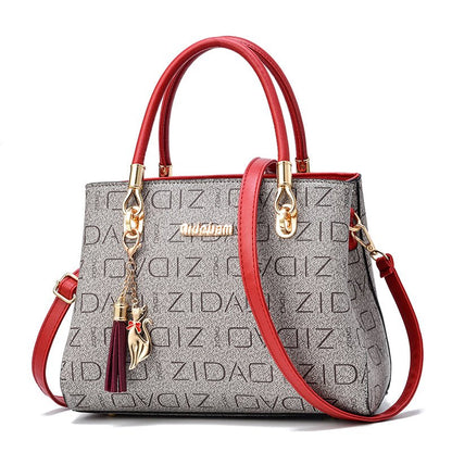 Ralo Signature Print Oversized Shoulder Messenger Bag - RALO COLLECTION STUDIO