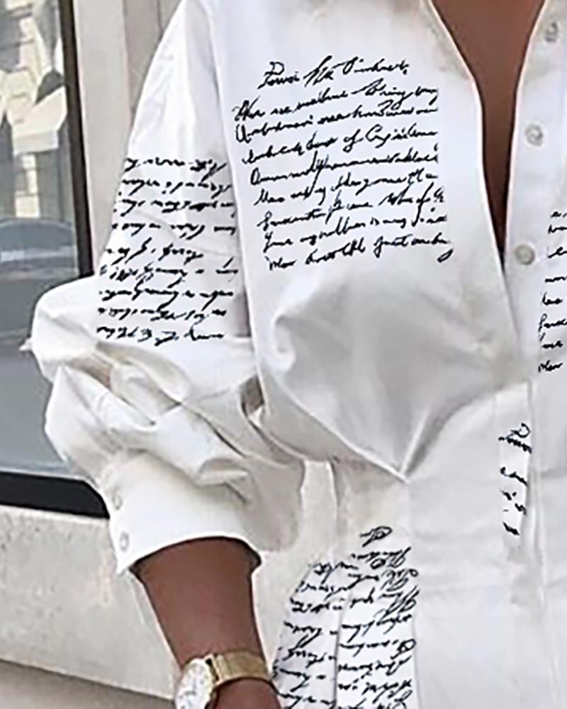 Printed Shirt Shirt Dress - RALO COLLECTION STUDIO