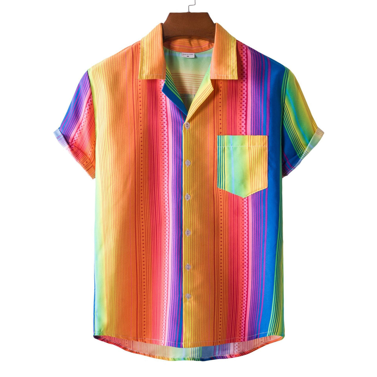 Printed Short-sleeved Shirt For Men - RALO COLLECTION STUDIO