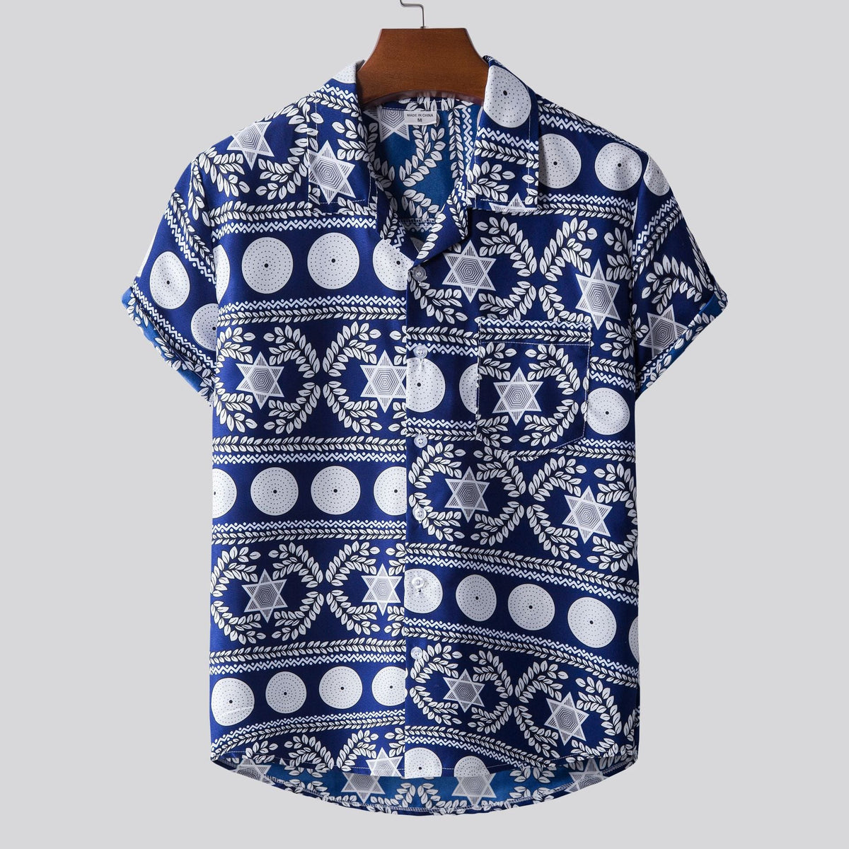Printed Short-sleeved Shirt For Men - RALO COLLECTION STUDIO