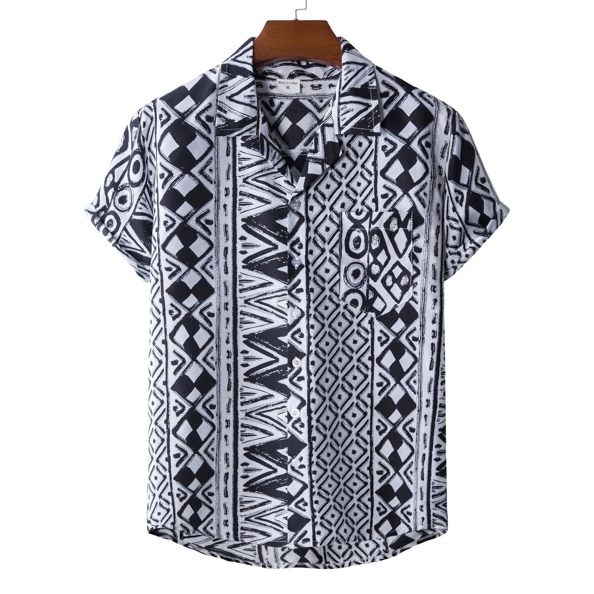 Printed Short-sleeved Shirt For Men - RALO COLLECTION STUDIO