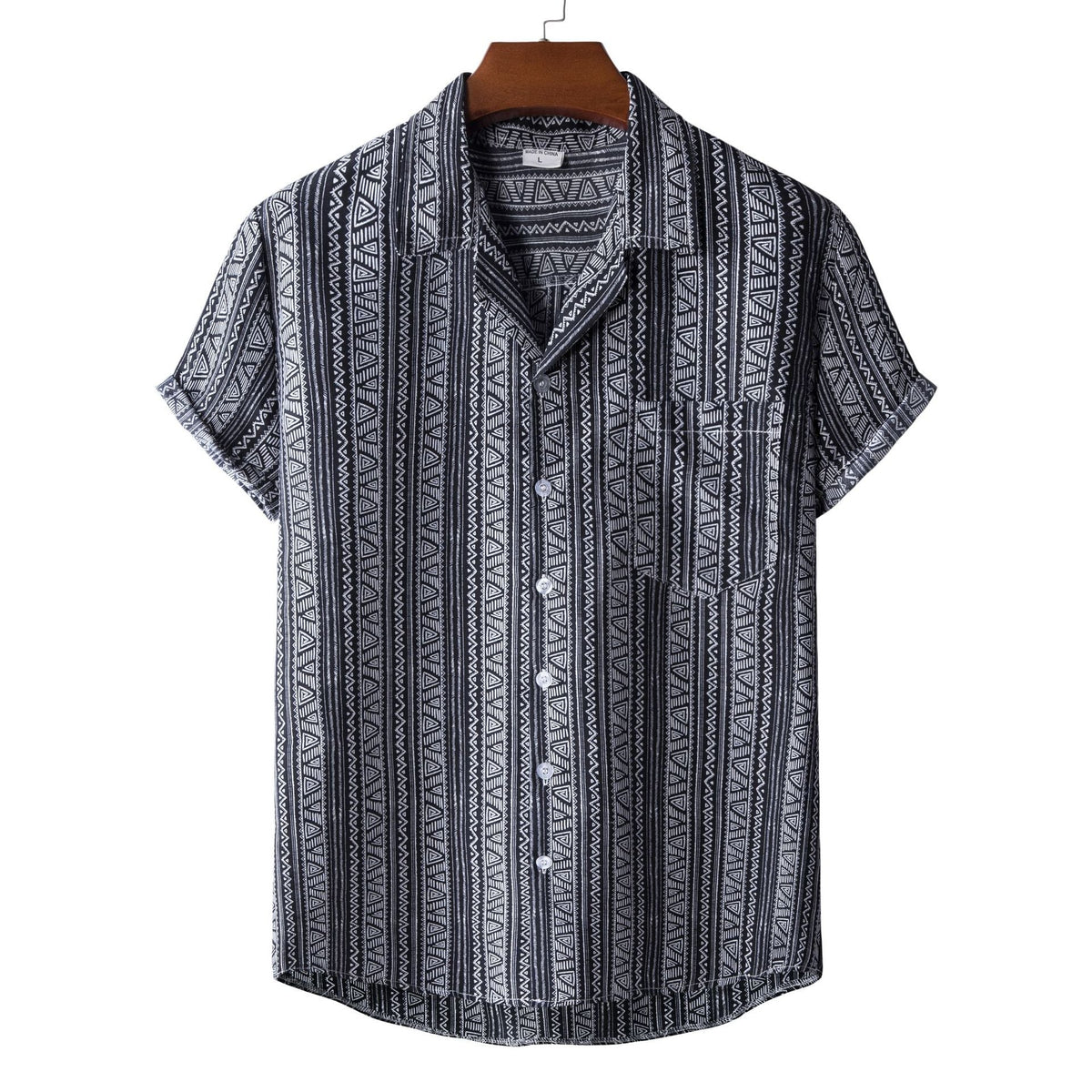 Printed Short-sleeved Shirt For Men - RALO COLLECTION STUDIO