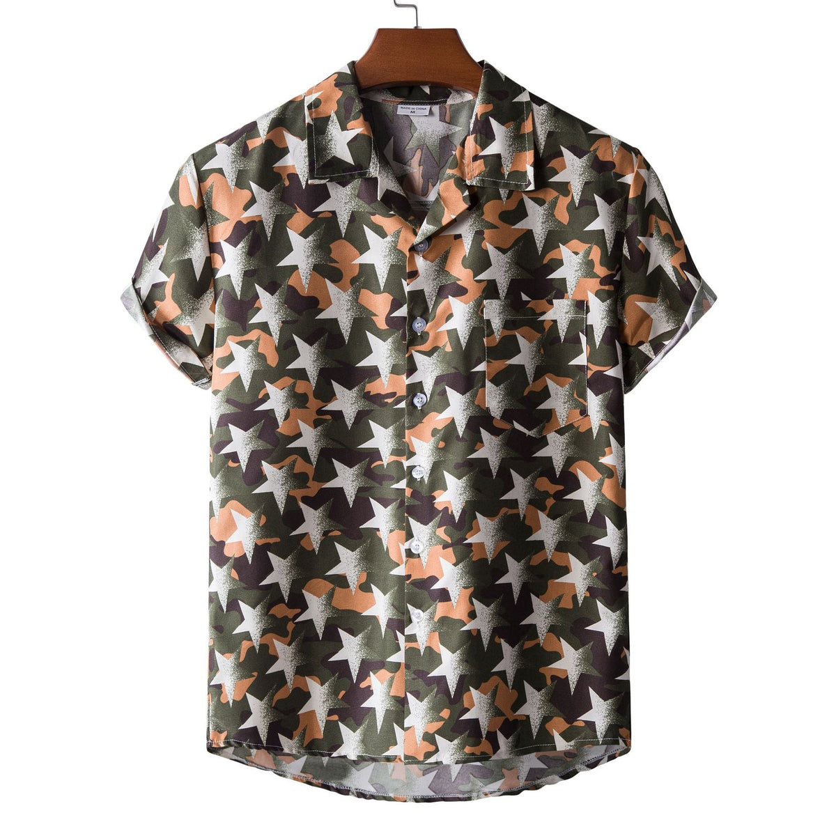 Printed Short-sleeved Shirt For Men - RALO COLLECTION STUDIO
