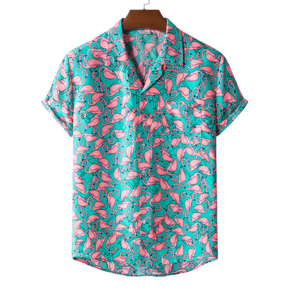 Printed Short-sleeved Shirt For Men - RALO COLLECTION STUDIO