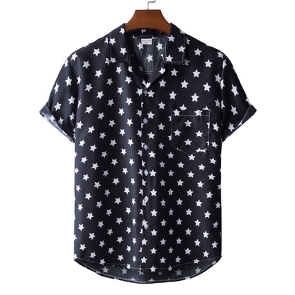 Printed Short-sleeved Shirt For Men - RALO COLLECTION STUDIO
